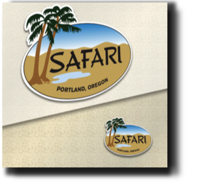 Safari Trailer Decal